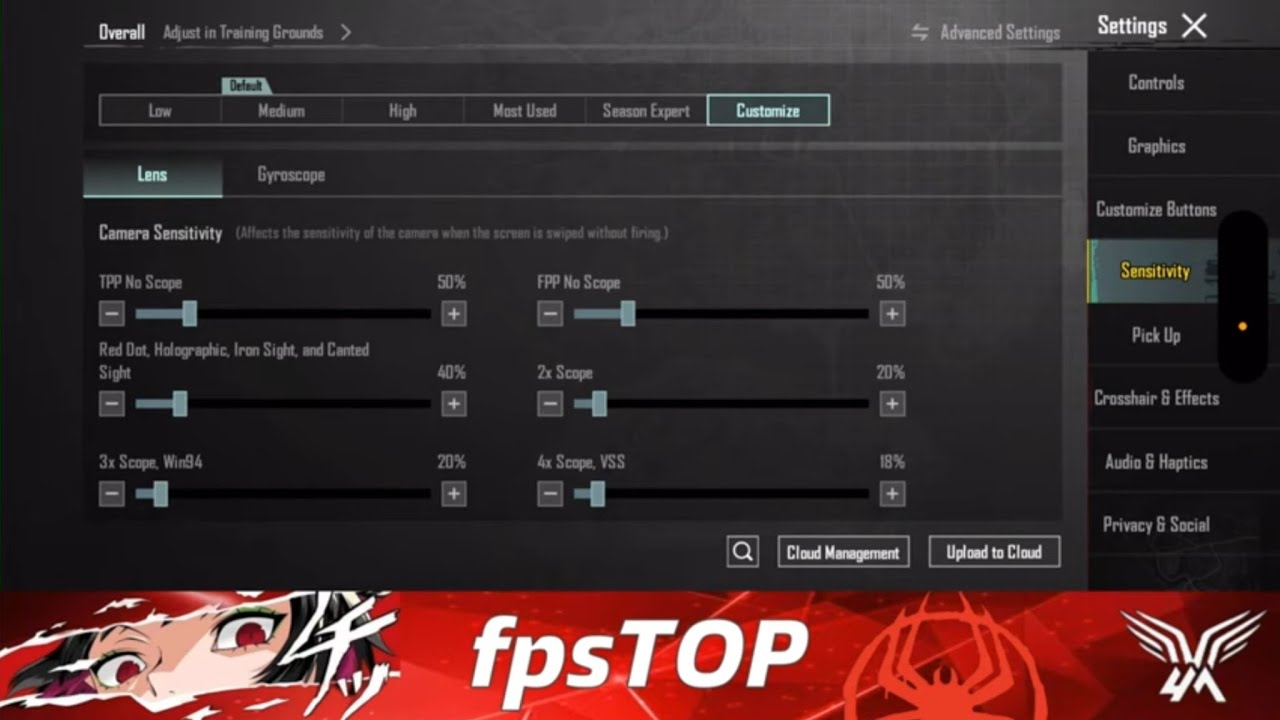 4MV TOP | 2025 | Shared his sensitivity | BGMI/PUBG | No Recoil Sensitivity