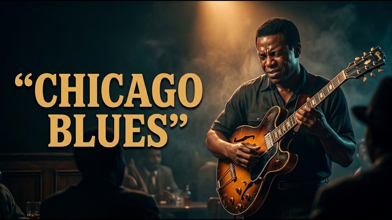 🔥 Slow Chicago Blues Vibes – Emotional Blues Guitar Night