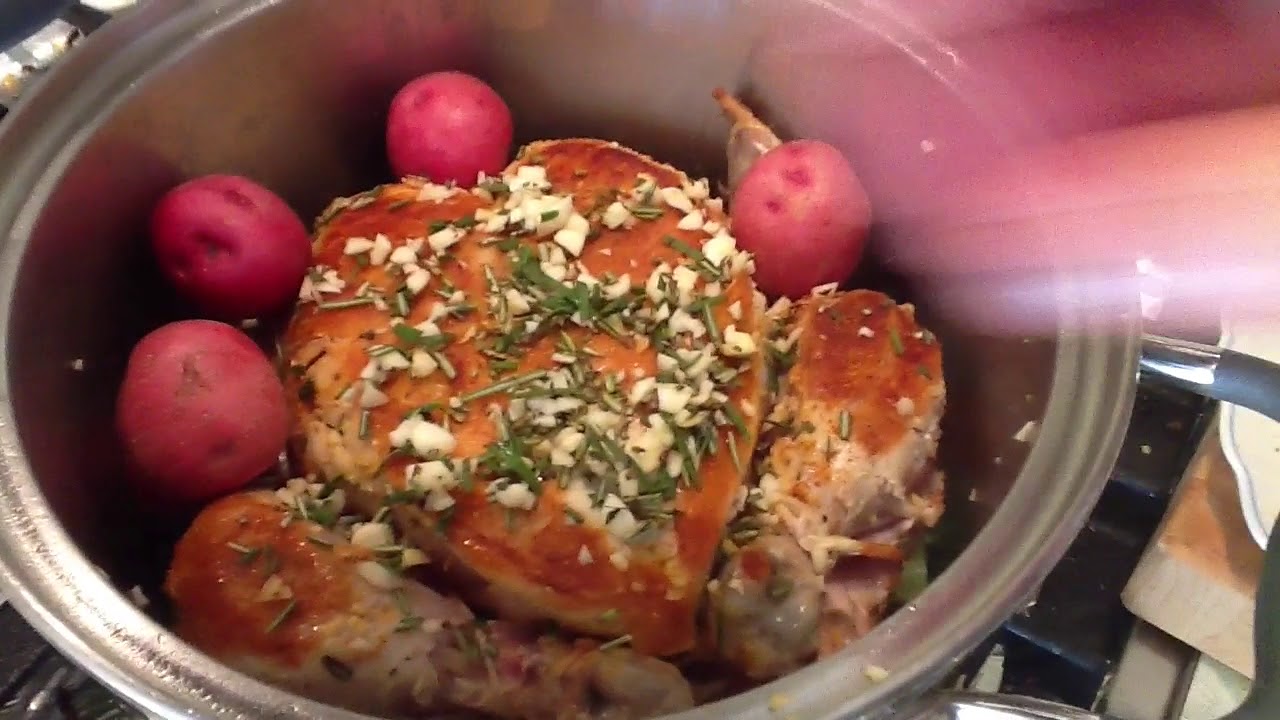 Stove Top Roasted Chicken Dinner