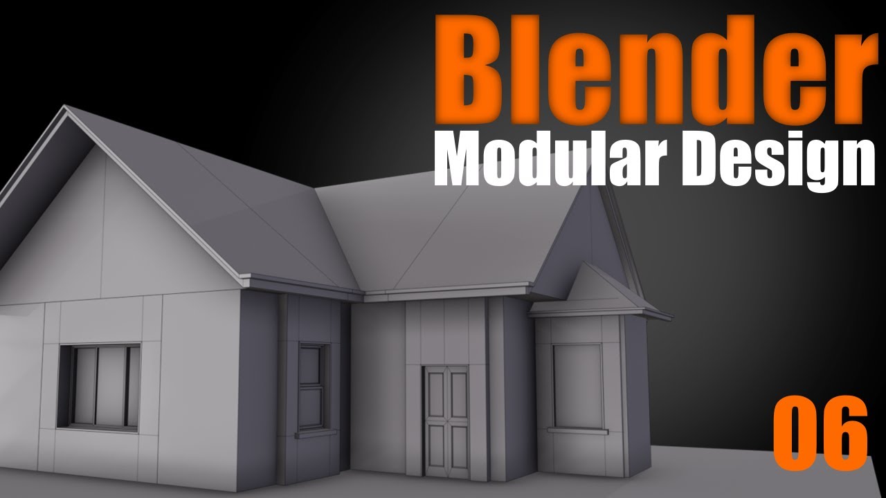 Blender Modular Design - 06 Roofing