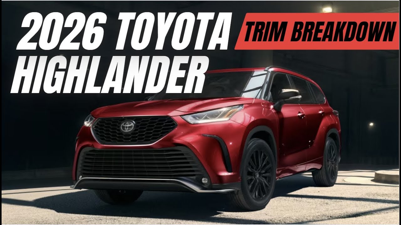 2026 Toyota Highlander: Trims, Key Features, & More!