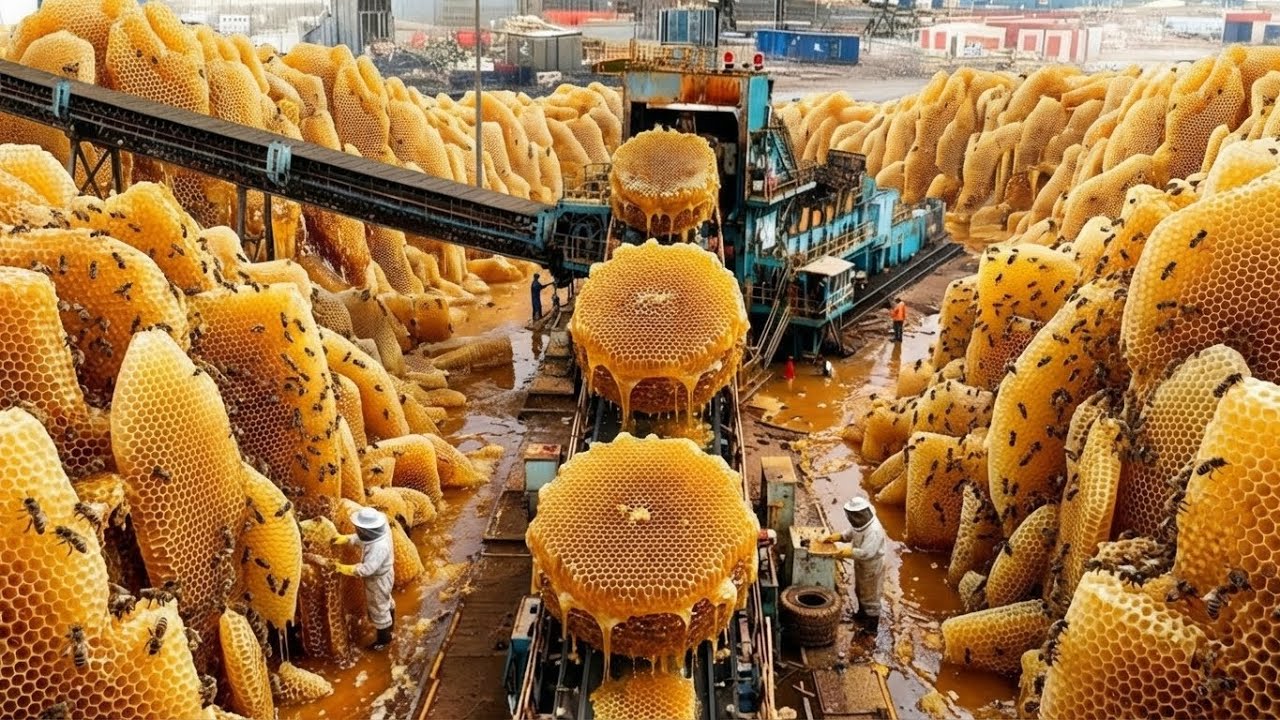 Inside a Honey Factory: How Millions of Bottles Are Made Every Day