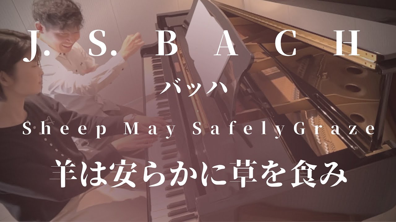 バッハ「羊は安らかに草を食み」連弾 Bach : Sheep May Safely Graze BWV.208