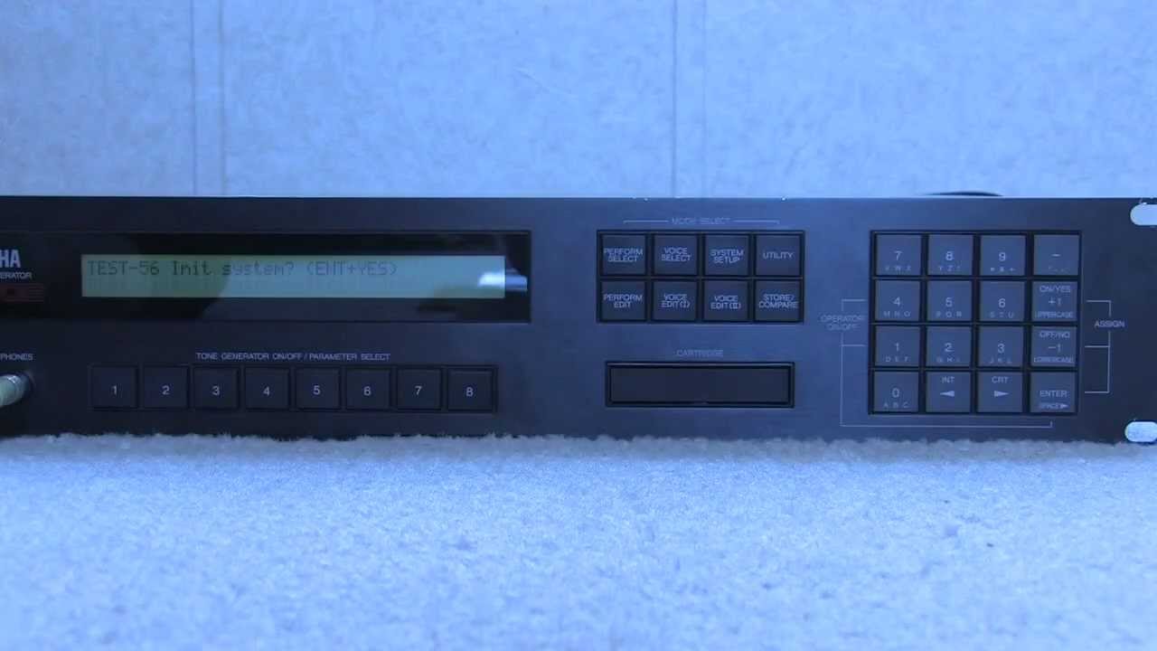 Yamaha TX802 Service Mode