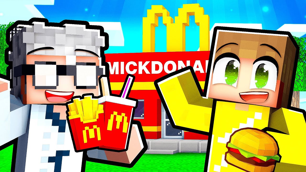 Professor Maakt MickDonalds Producten (Minecraft Survival)