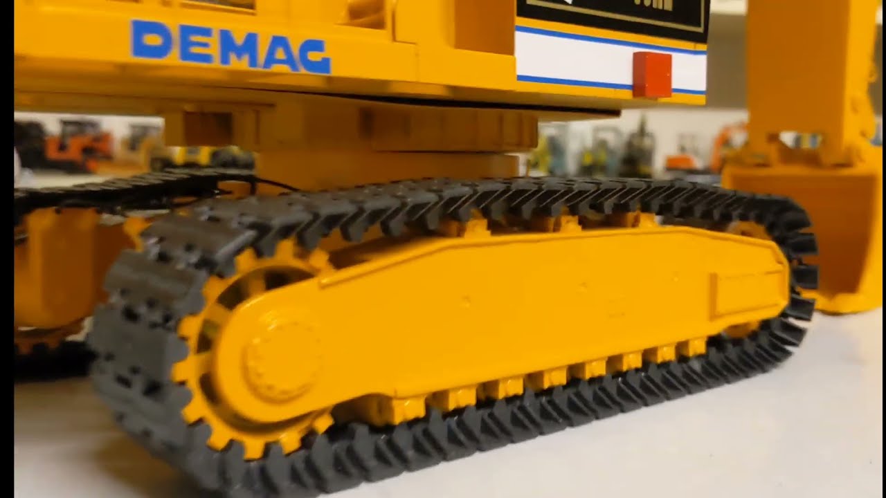 DEMAG 485 world's biggest excavator 1986 first review of 1/50 scale brass  model by KPS models