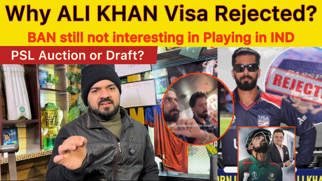 New Drama No visa for Pakistani Players | PSL Auction or Drafting 1 team wants Draft