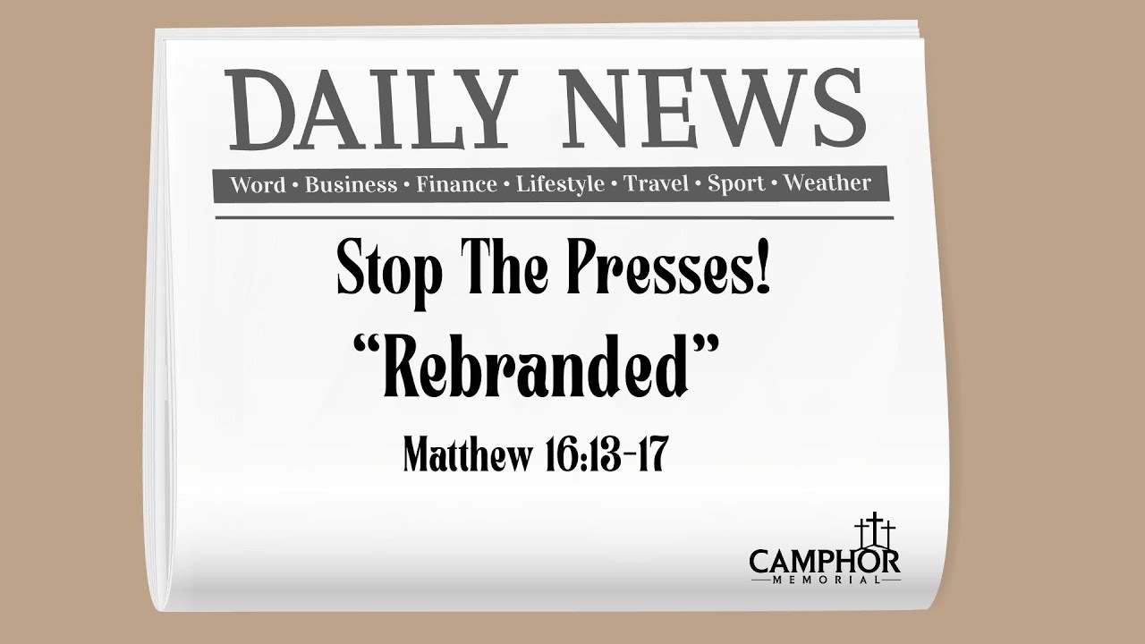 Stop The Presses: 