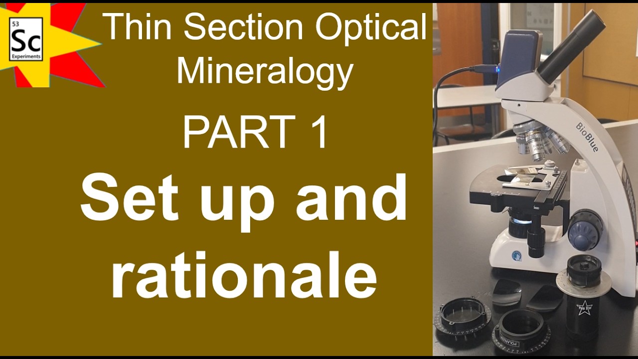 Optical Mineralogy Part 1 Set up and rationale | EARTH SCIENCE EXPERIMENTS |