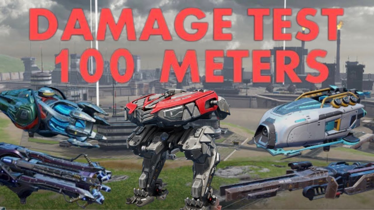 Most OP close range weapons in game? War robots titan weapon damage comparison