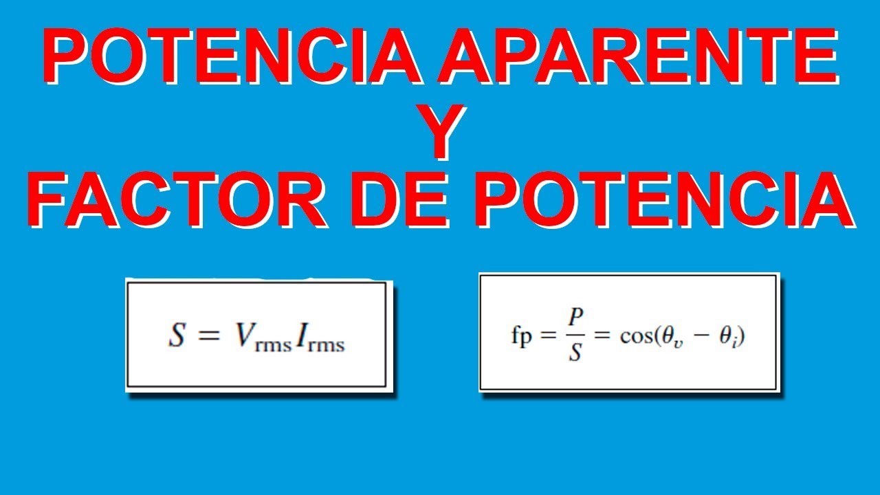 Tutorial (Explicacion) Fasores: 'Potencia Aparente y Factor de Potencia' - Ejercicios Resueltos