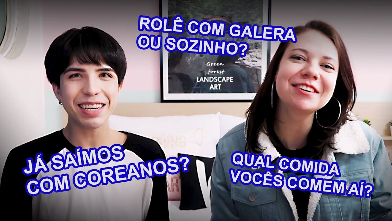DATES ESQUISITOS COM COREANOS - RESPONDENDO PERGUNTAS FT. GU KAWASHITA