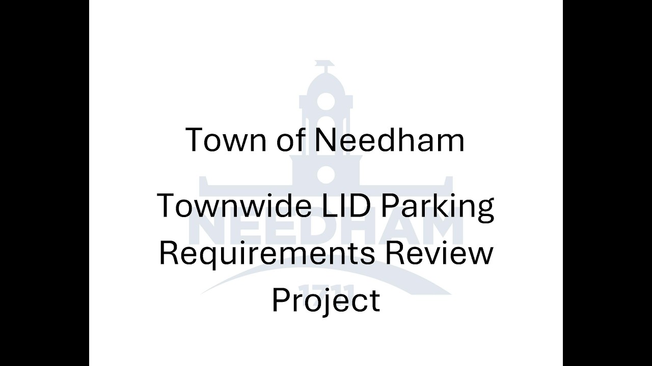 Townwide LID Parking Requirements Review Project 02/25/2026