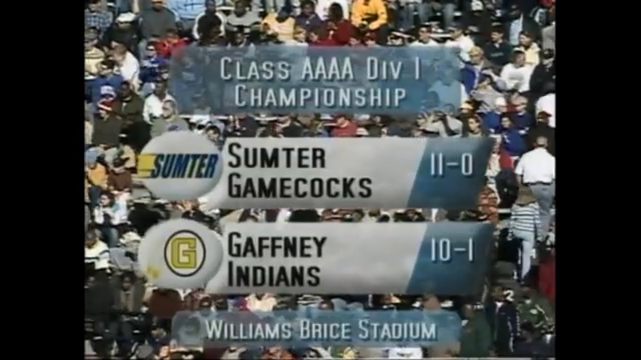 2003 SCHSL AAAA Division 1 Football State Championship (Gaffney vs. Sumter)