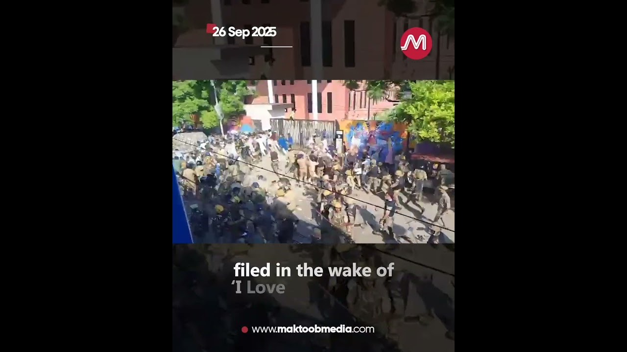 Протест в Барейли обостряется после того, как полиция применяет латхи к демонстрантам из-за рекла...