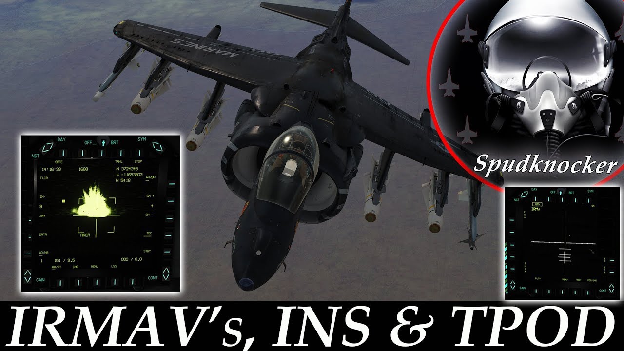 DCS: AV-8B NA Harrier II | Pseudo-Slaving IRMAV's to the TPOD | Increase Standoff Distance