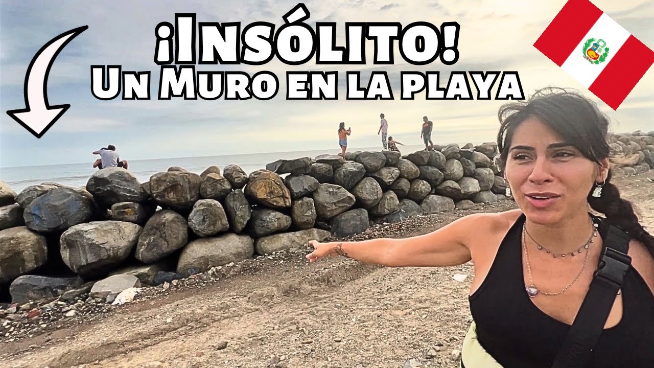 😱Hacen DESAPARECER a un PUEBLO Peruano 🇵🇪 - Construyen un MURO en la PLAYA 🏖️ #trujillo