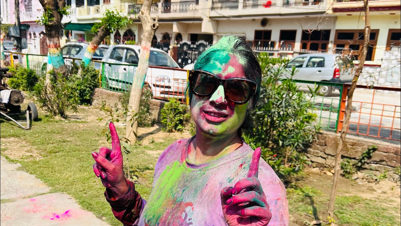 Holi Khel ke maja a Gaya ragad ragad Ke Rang Lagaya#swati goel masti #subscribe #trending