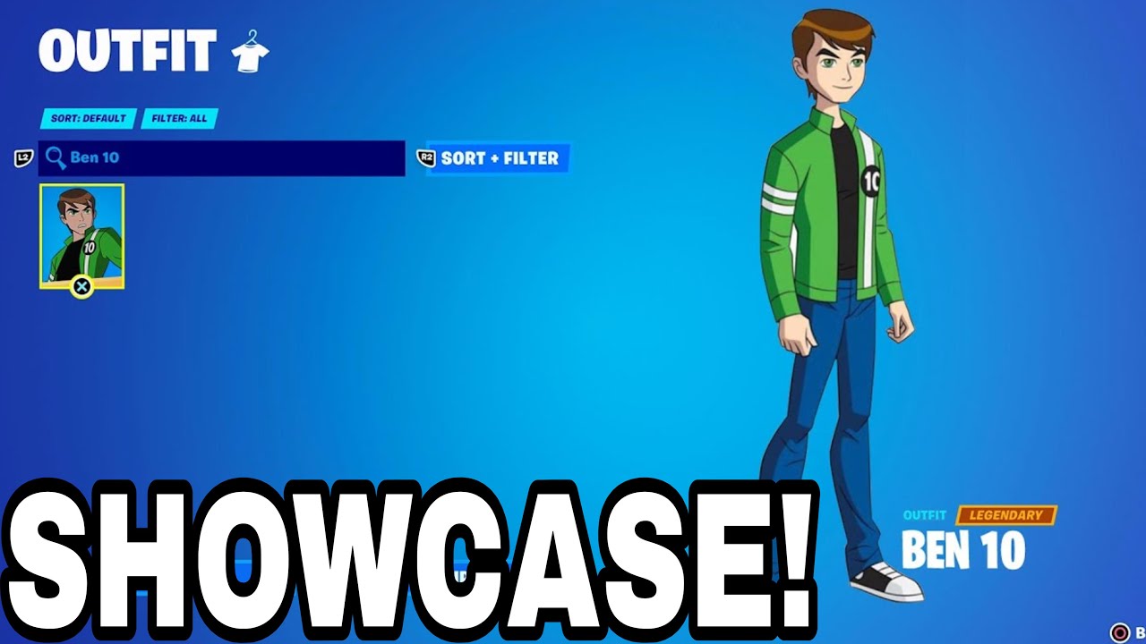 Представляем набор предметов из коллаборации Fortnite и BEN 10 в магазине! 🥹