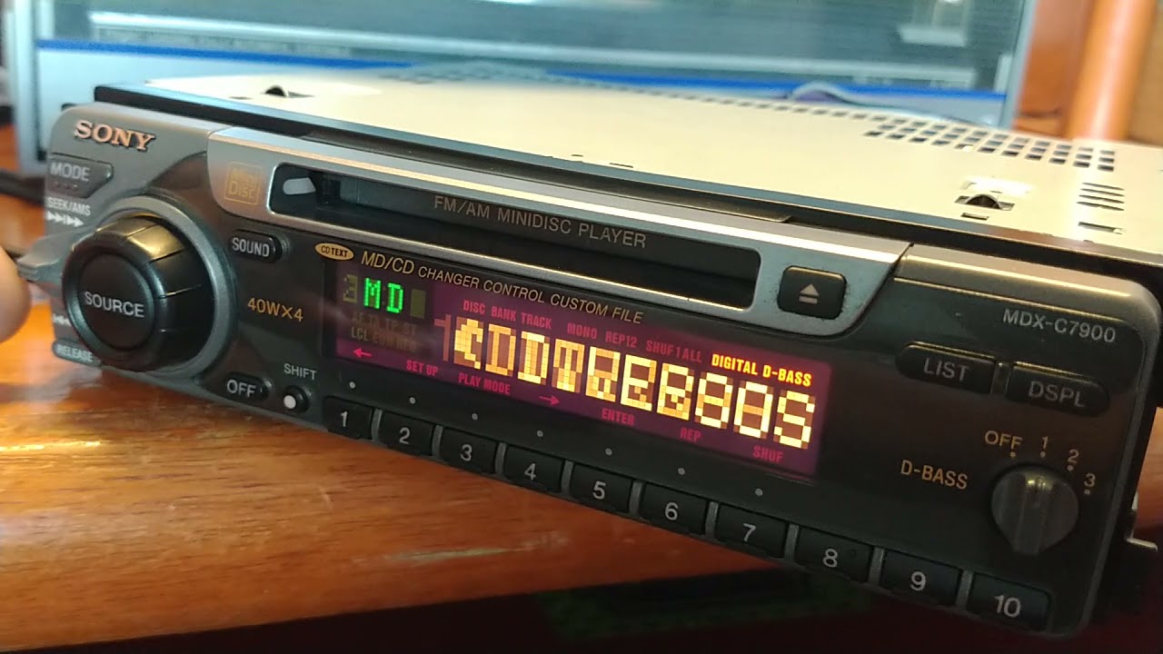 MD Sony automotivo MDX-C7900