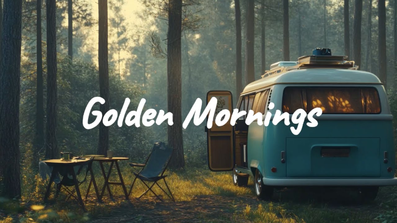 Golden Mornings & Vanlife ✨ | Chill Acoustic, Indie Folk, Lofi mix for a positive morning start