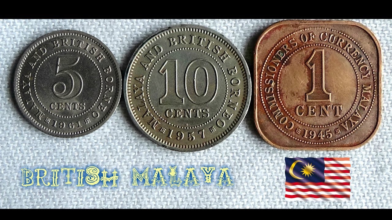 Coin collection | Malaya ( Malaysia) | 4 Coins ( Cents ) from 1945