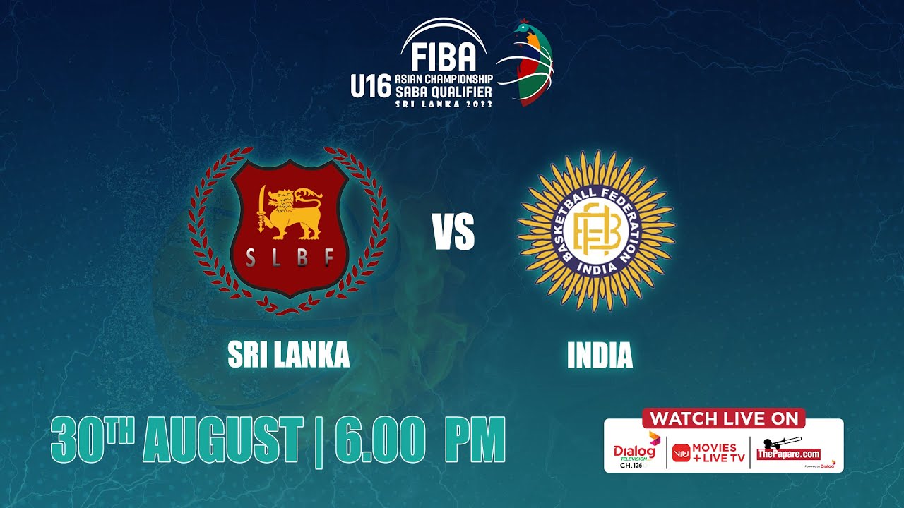 Sri Lanka vs India - FIBA U16 Asian Championship – SABA Qualifiers 2023