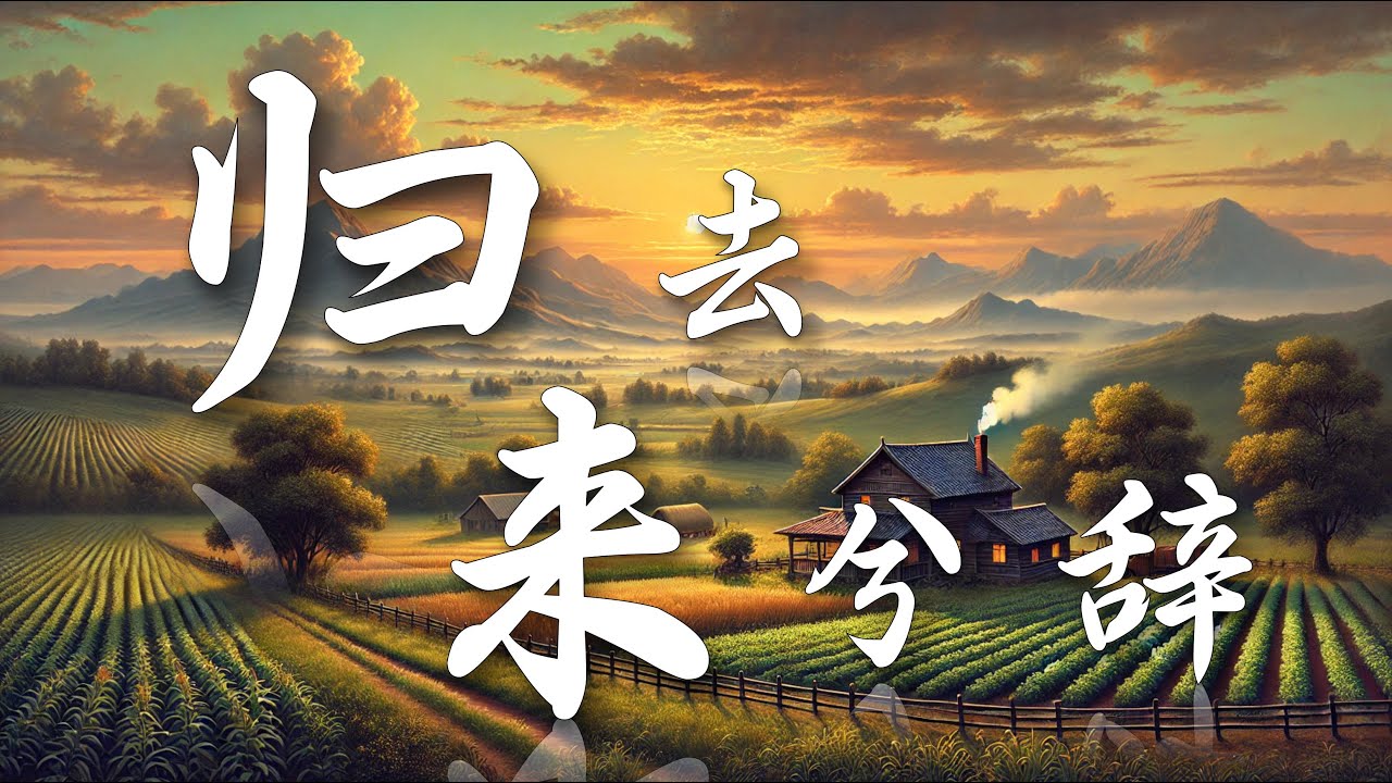 《归去来兮辞》回归静谧 陶渊明 请息交以绝游 杜绝精神内耗