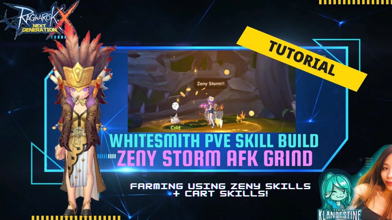 🔴 ROX: Whitesmith/Mastersmith Grind Skill Build | Zeny Storm Farming ⚡ Ragnarok X: Next Generation