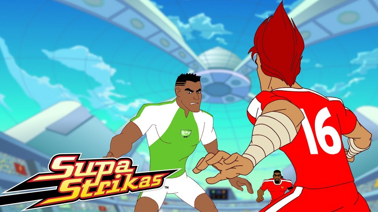 Supa Strikas Arabic | سوبا ستريكاس | كرتون كرة القدم للصغار | حشد ثلاثي