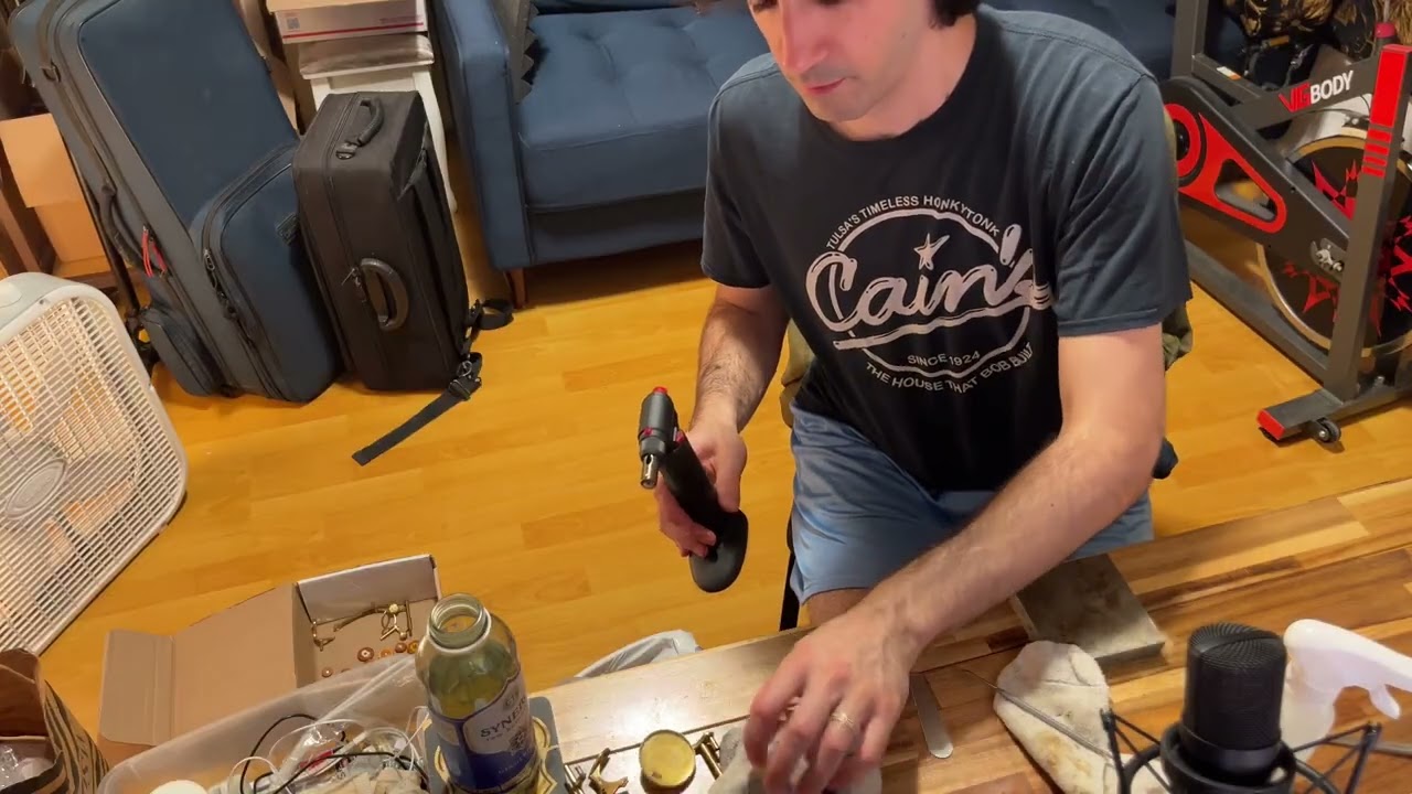 Alto Sax Repad - Step 4: Clean key cups (part 2) 🎷 ASMR Saxophone Repair