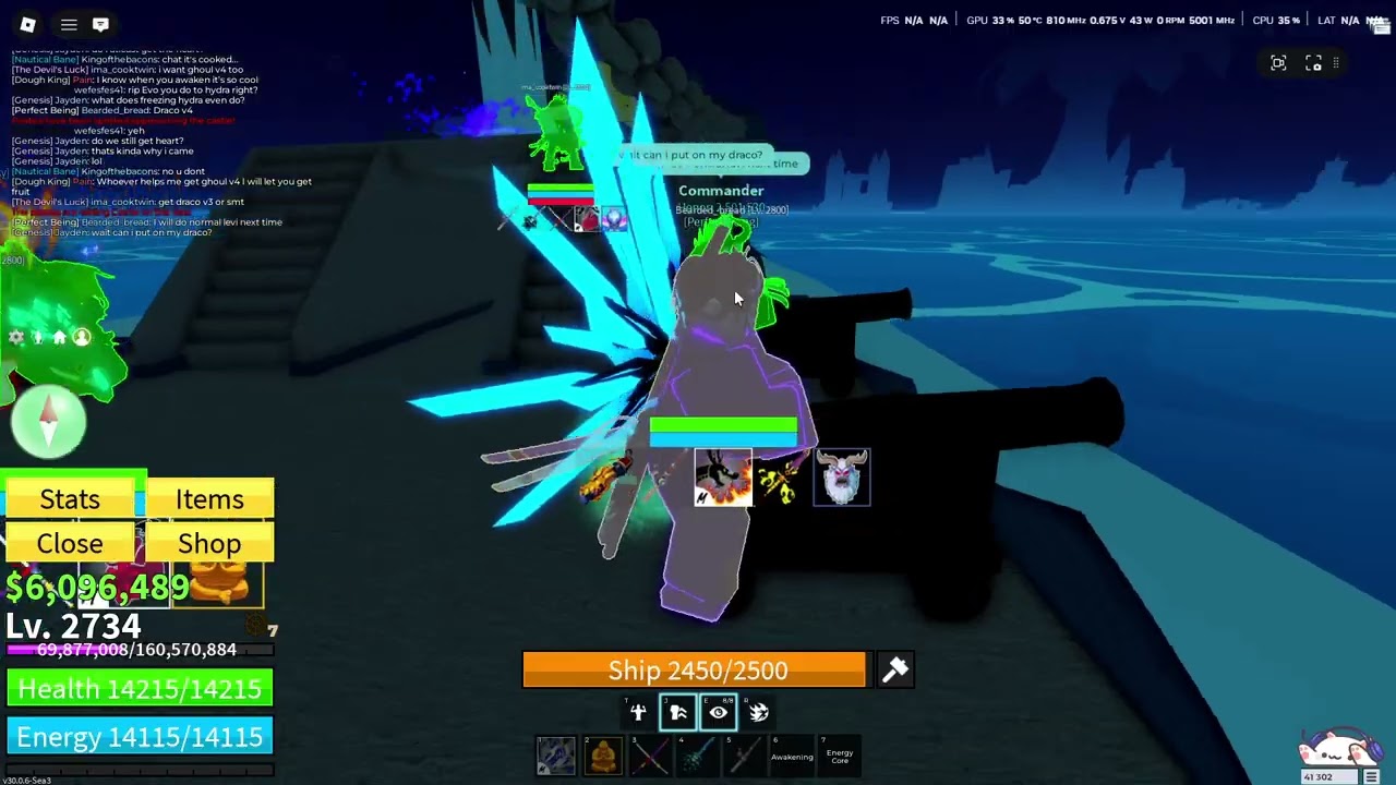 Blox fruits third sea experience