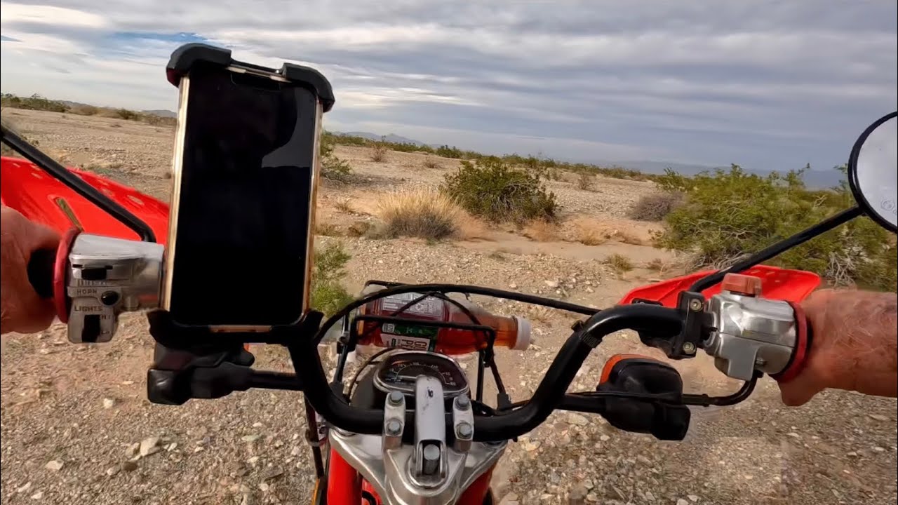 Honda Trail 110 motorcycle in the boonies #motorcycle #rvlife 