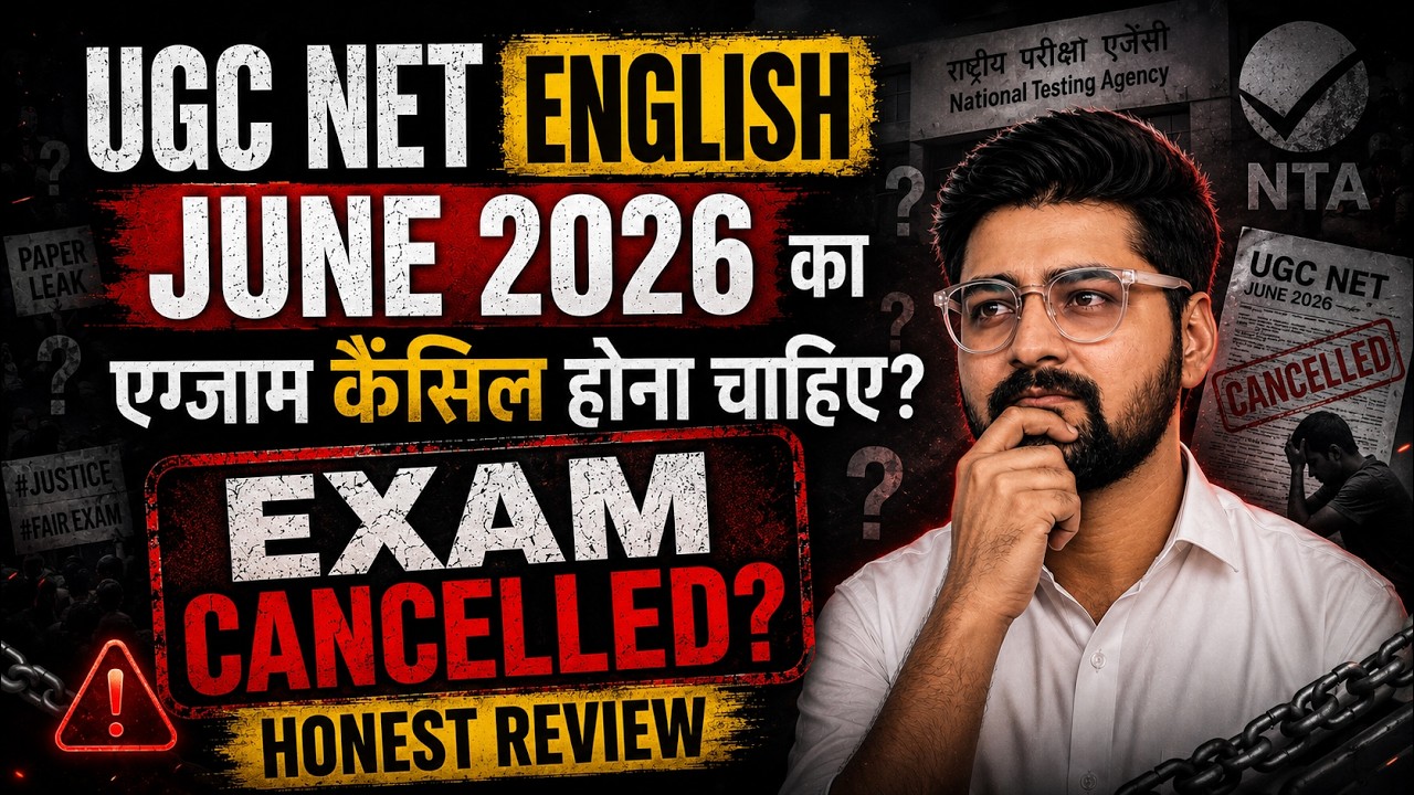 NTA UGC NET Exam Exposed | UGC NET English June 2026 Exam Cancelled? | Exam Leaked?  by Aman Kakkar