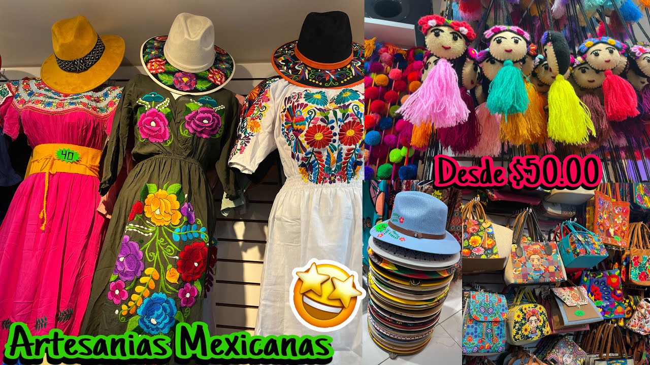 🇲🇽 Artesanias Mexicanas Cerca del Zócalo 🥰 Ropa, Accesorios, Sombreros y Más