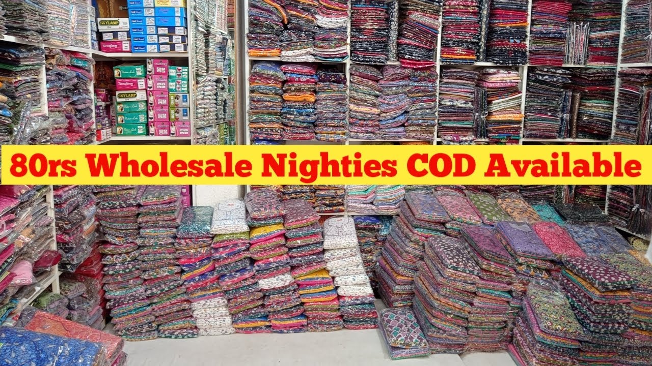 Bangalore Wholesale Nighties 80/- l Branded Nighties l COD & Courier Available