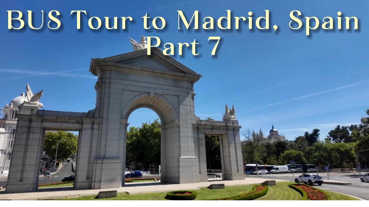 Tour Bus Around Madrid Spain | Using DJI Osmo