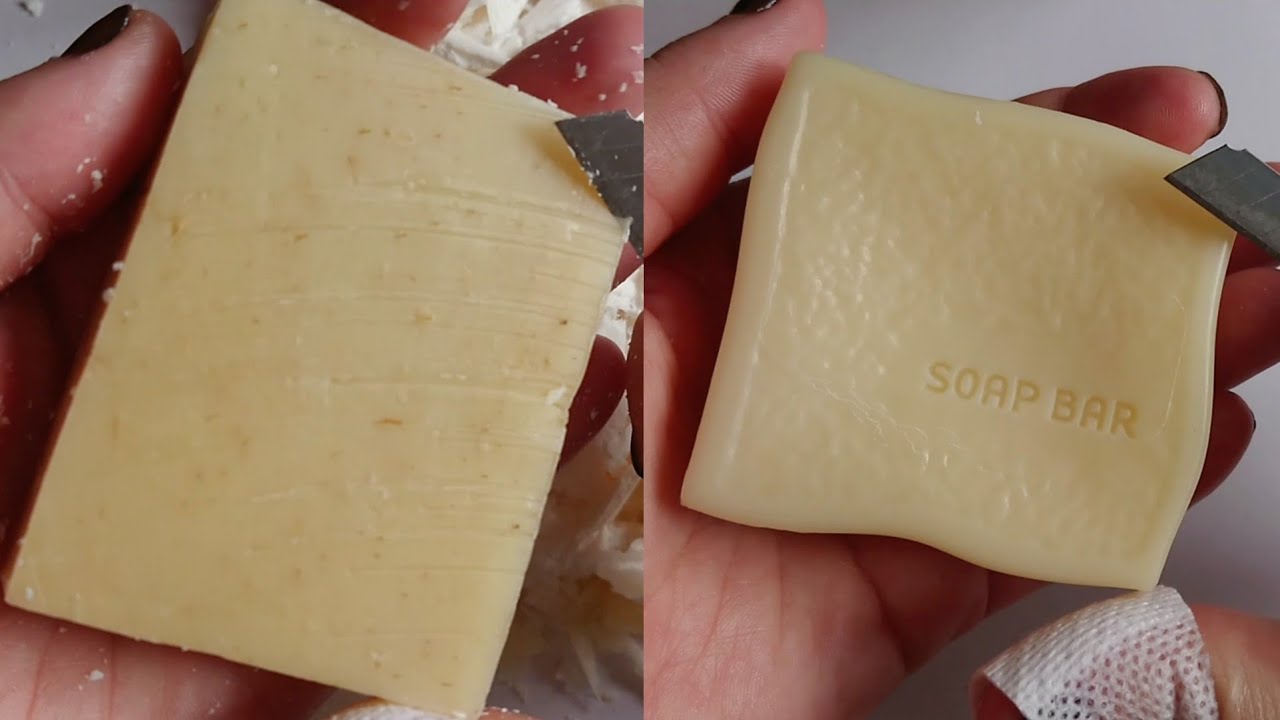 Soap Carving ASMR Relaxing Sounds no talking Satisfying ASMR Video