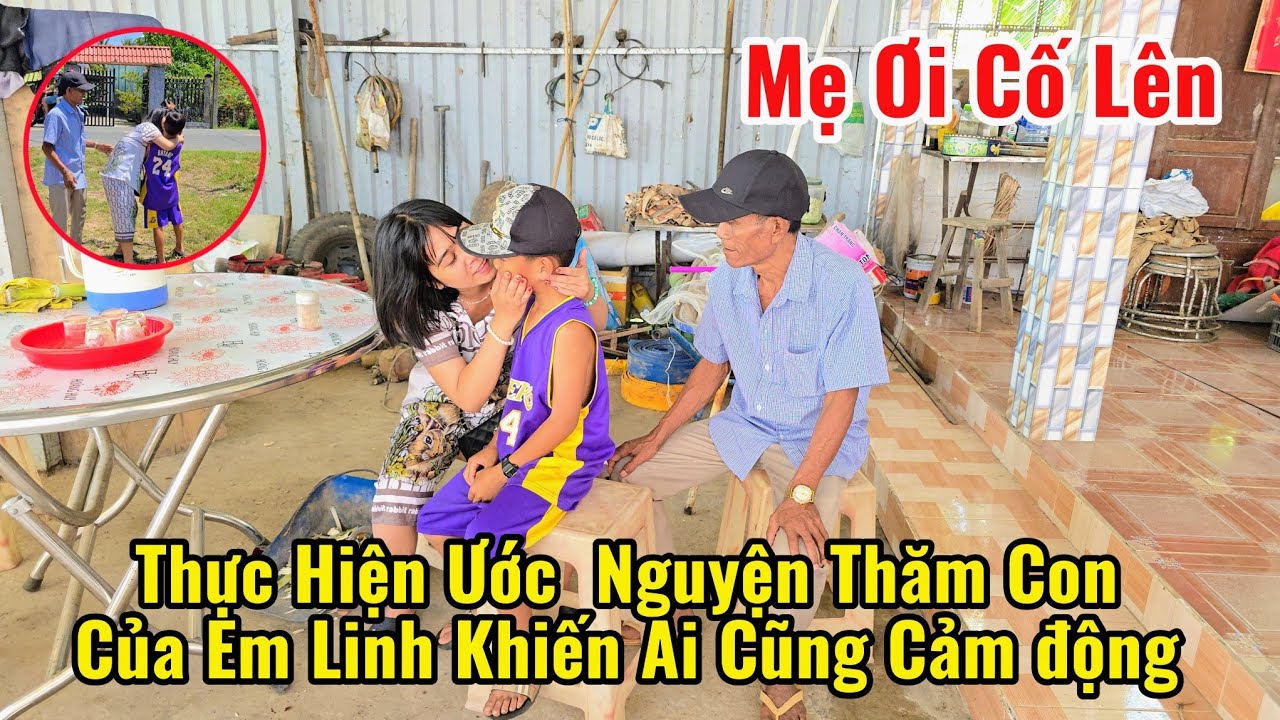 Rớt Nước Mắt Khi em Linh quay lại thăm Bé Đạt Trước Khi Đi Điều Trị Bệnh Lần Thứ Hai Quá Cảm Động 