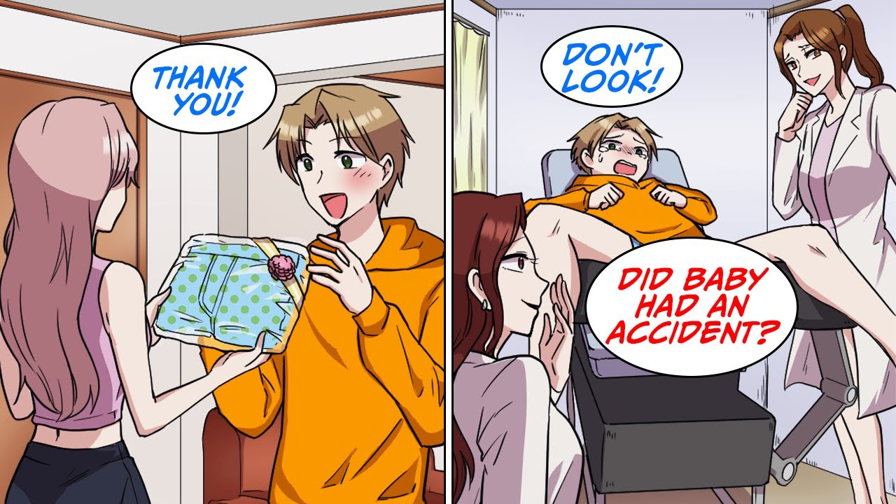 My beautiful sister-in-law gave me underwear as a present… [Manga Dub]