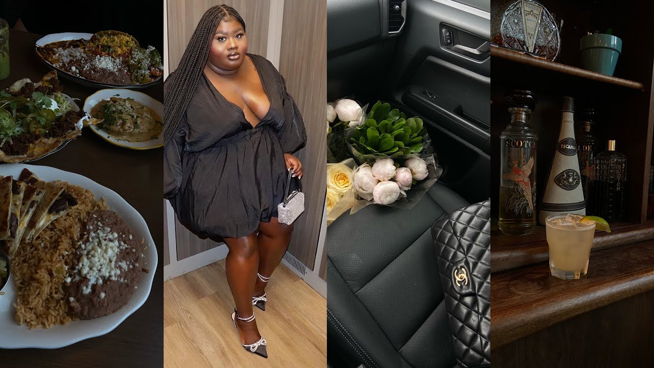 VLOG — PLUS SIZE GIRLS TAKING CARE OF MEN 😕 DINNER + LOTS OF CHATTING + FLOWER BOUQUET FAIL & MORE