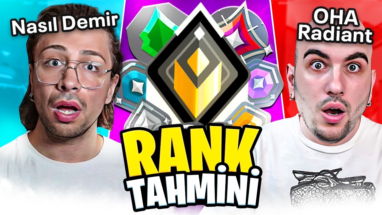 RANKLARINIZI TAHMİN EDİYORUZ! | Valorant