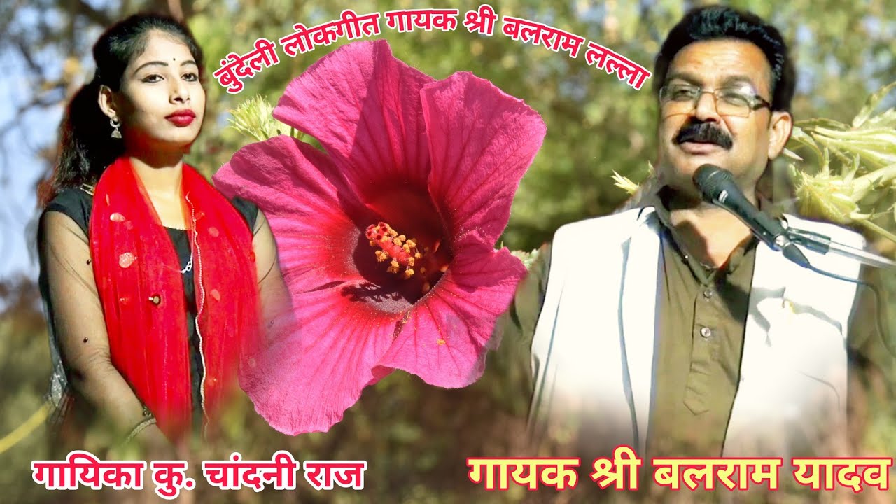 बुंदेली लोकगीत गायक श्री बलराम लल्ला चांदनी राज। मोरे अंगना में ठंडी ठंडी छांव बेलम जा रे परदेसी