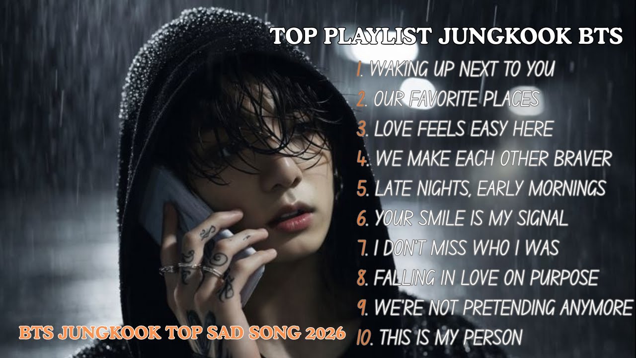 BTS Jungkook Emotional Playlist❤️‍🩹 |💔 His Most Heartbreaking Tracks 2026 🎶