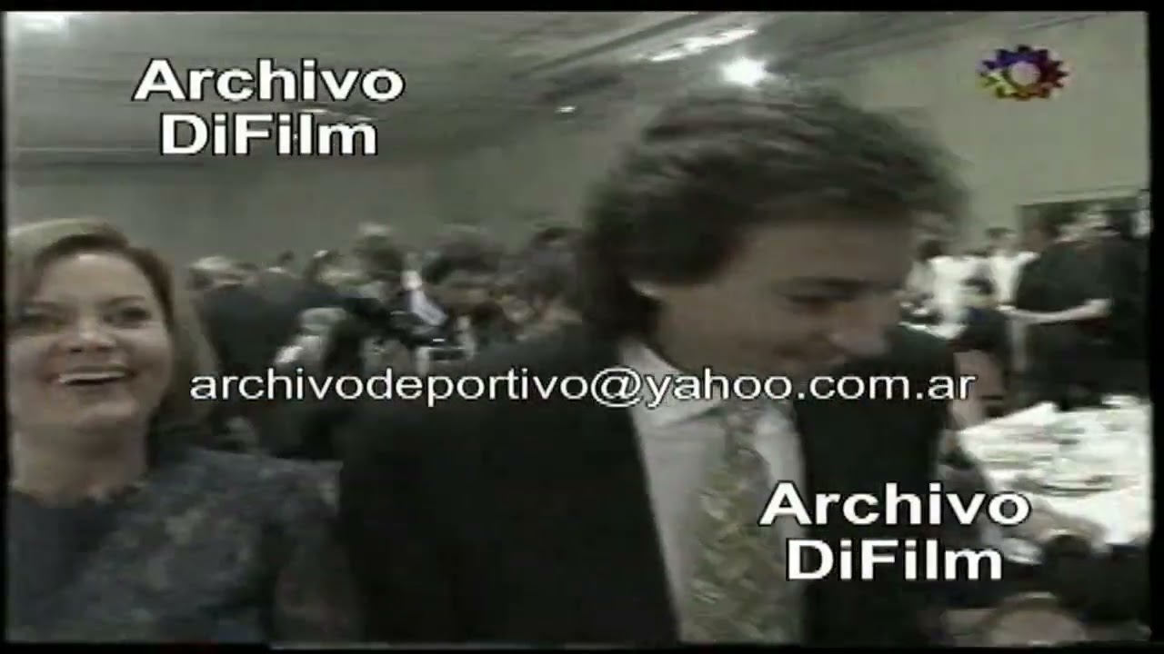 Alen Luz de Luna con Gustavo Bermudez gana Martin Fierro 1997 V-02683 DiFilm
