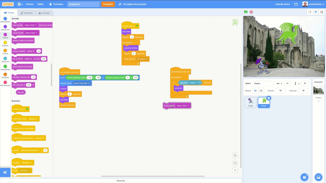 Actividad 3 - Mi primer videojuego con Scratch