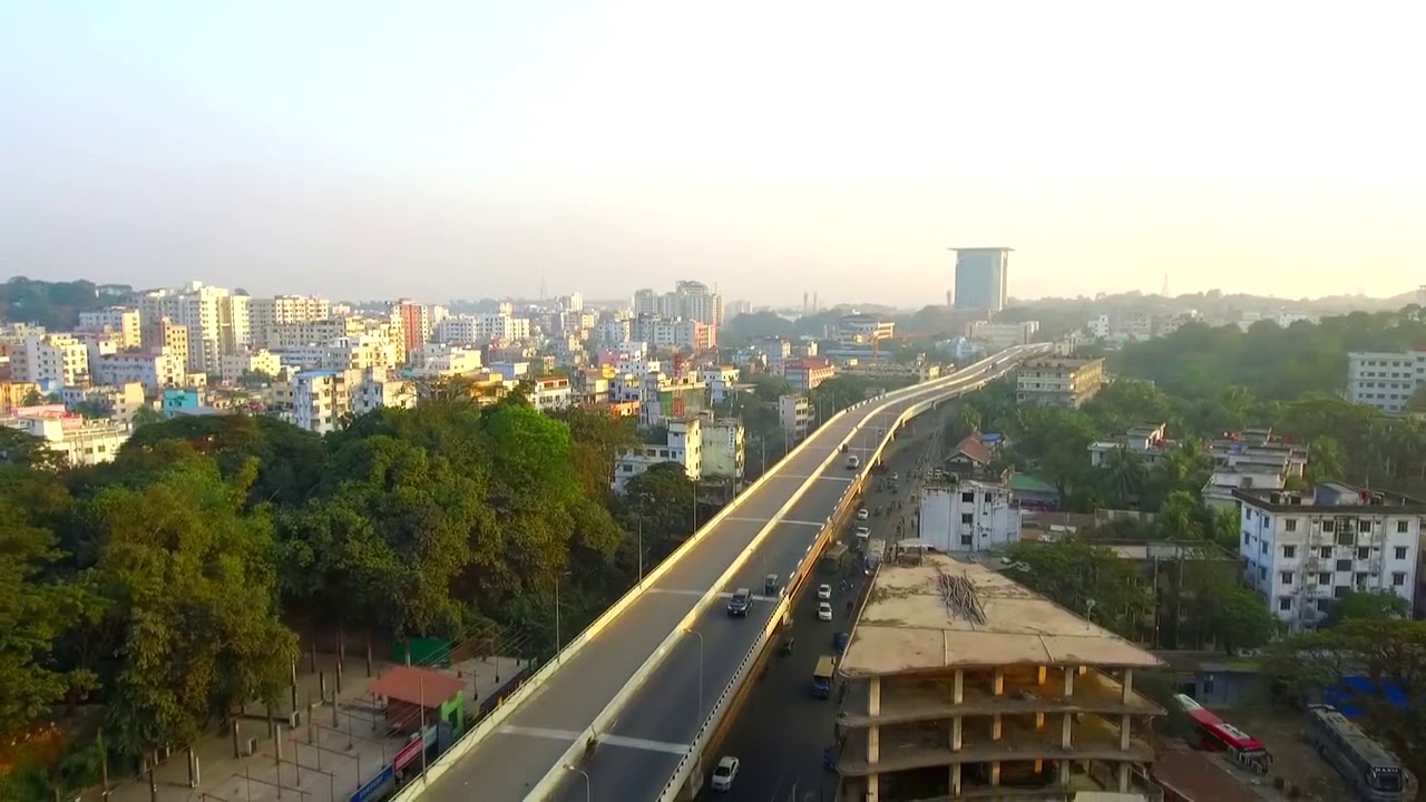 Muradpur Flyover Top view