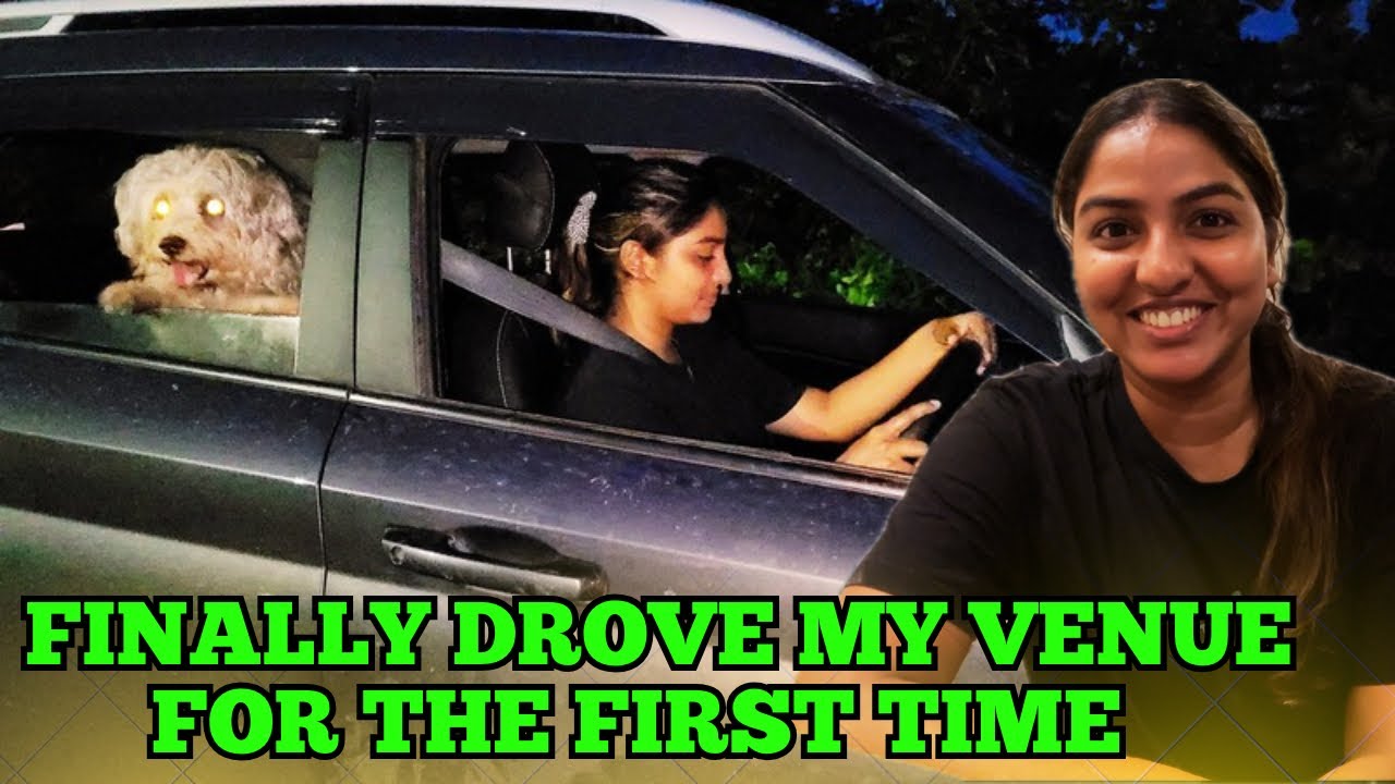 Finally Drove My Venue 🚙 For The First Time | Konkani Vlog | Spaina And Angelo 