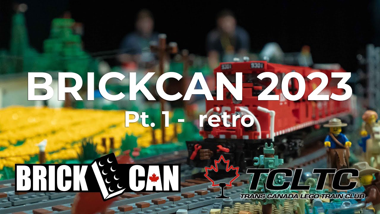 Running Lego trains at Brickcan 2023 - pt. 1 - Retro
