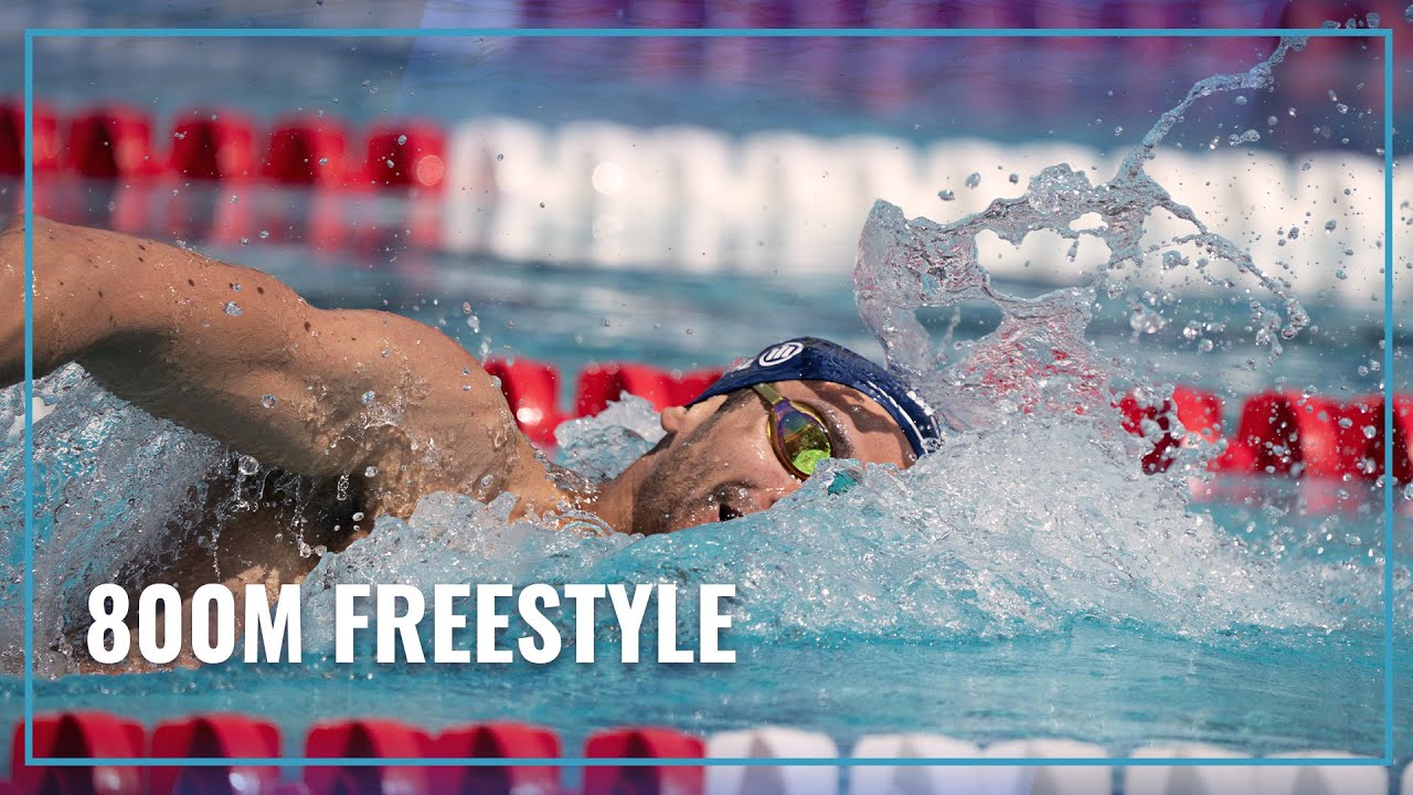Marwan Aly ElKamash Gets First in Men's 800M Freestyle | 2022 TYR Pro Swim Series - Mission Viejo